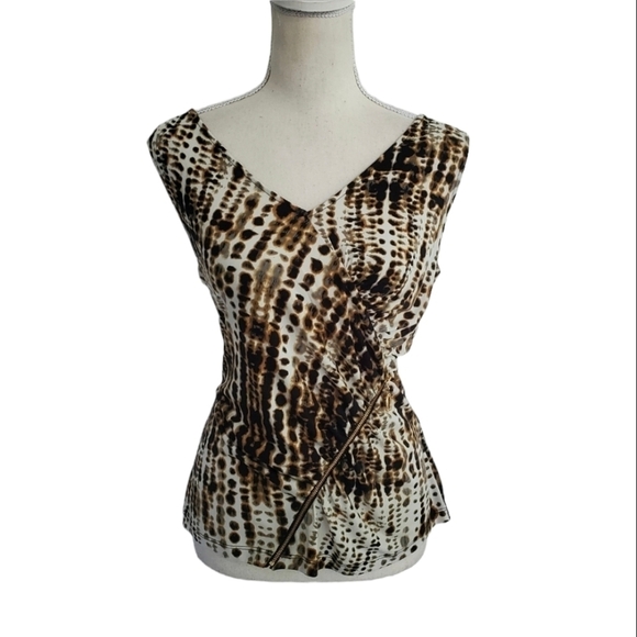 Ivanka Trump Tie Dye Zipper Top - Picture 2 of 8